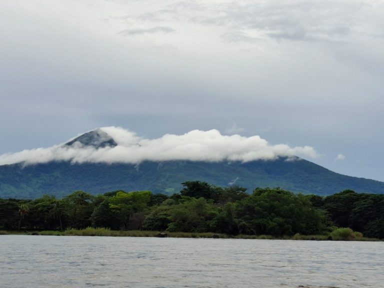 View of the volcanoes, isletas de granada Nicaragua